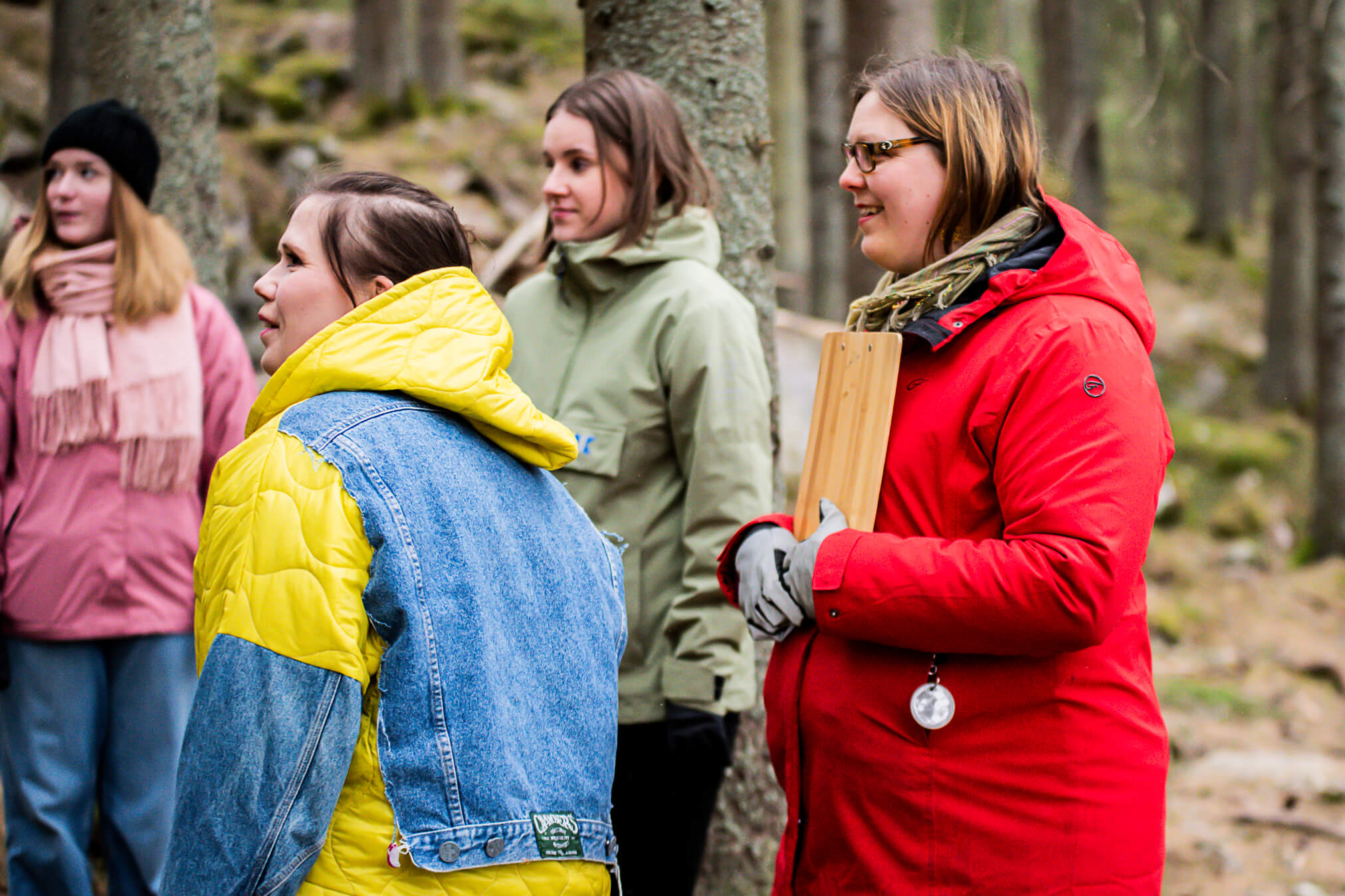 Luontolähtöinen Green Care ohjaustilanne.
